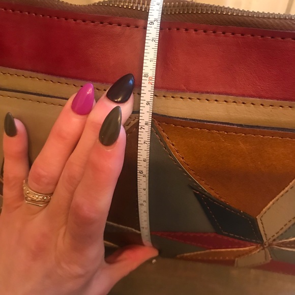 Vintage leather purse.  Made in Mexico. - Picture 5 of 8